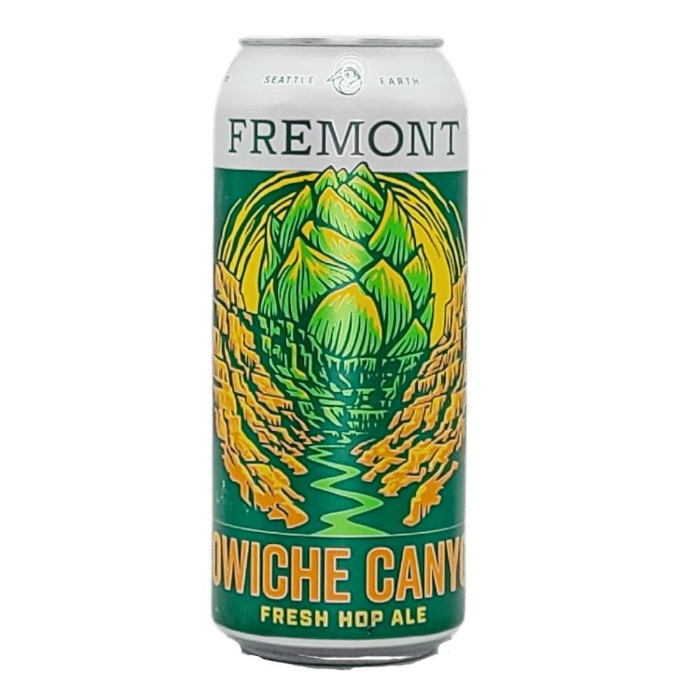 Cowiche Canyon Fresh Hop Ale by Fremont Brewing Co, beer label