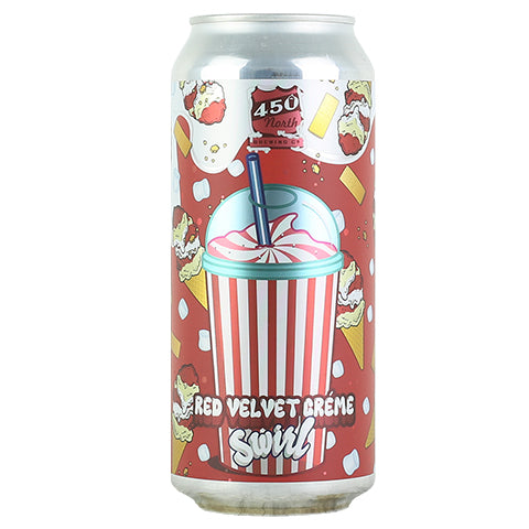 450 North Red Velvet Creme Swirl Slushy XL Sour by 450 North Brewing Company, beer label