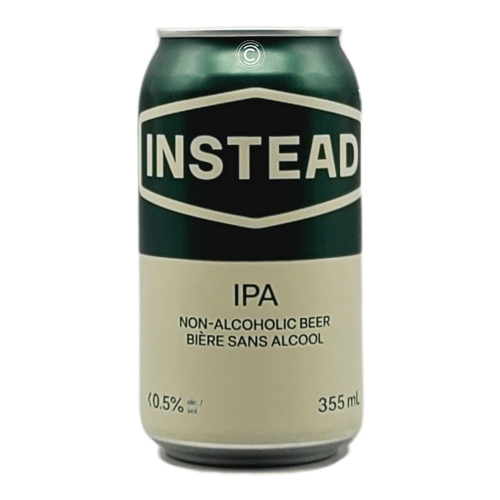 Co. Instead Non-Alcoholic IPA by Garrison Brewing Company, beer label