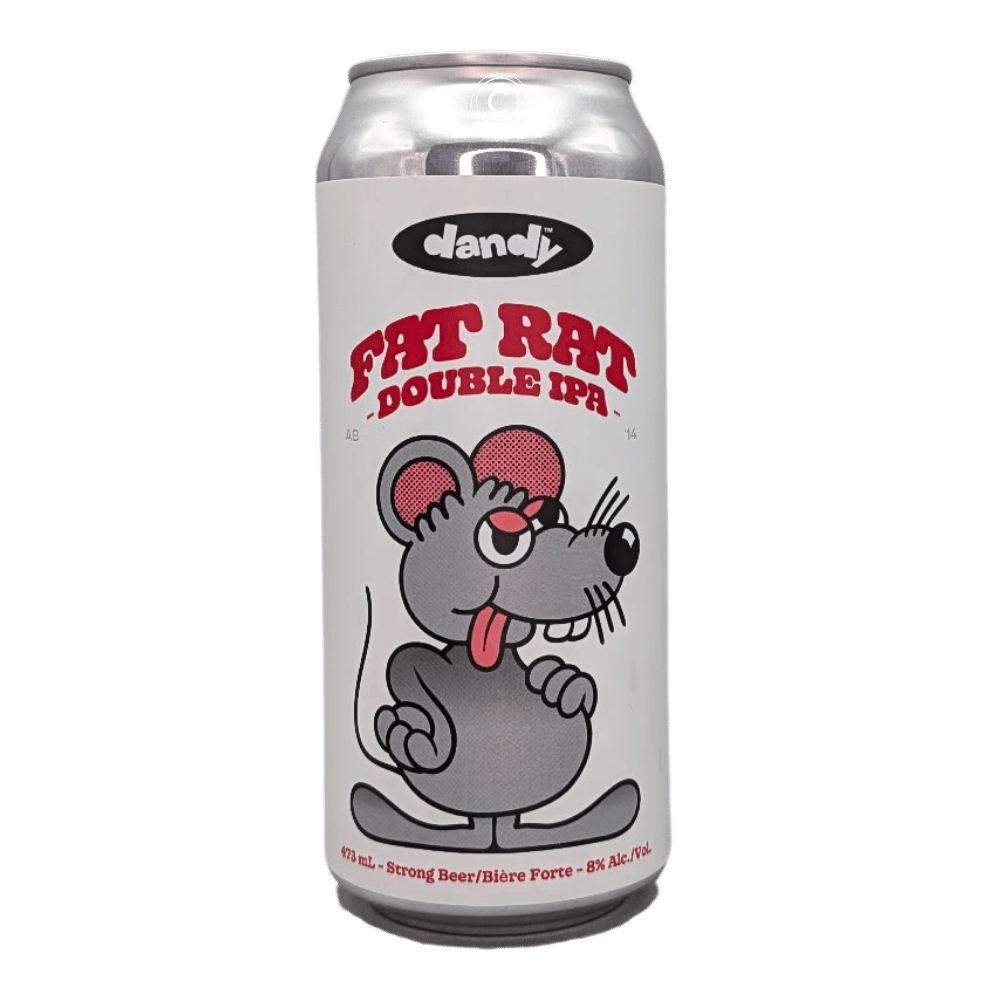 Fat Rat Hazy Double IPA by The Dandy Brewing Company, beer label