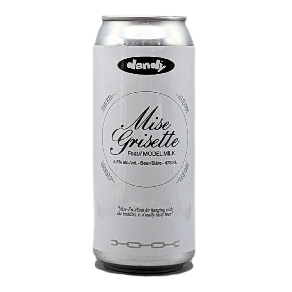 x Model Milk Mise Grisette by The Dandy Brewing Company, beer label