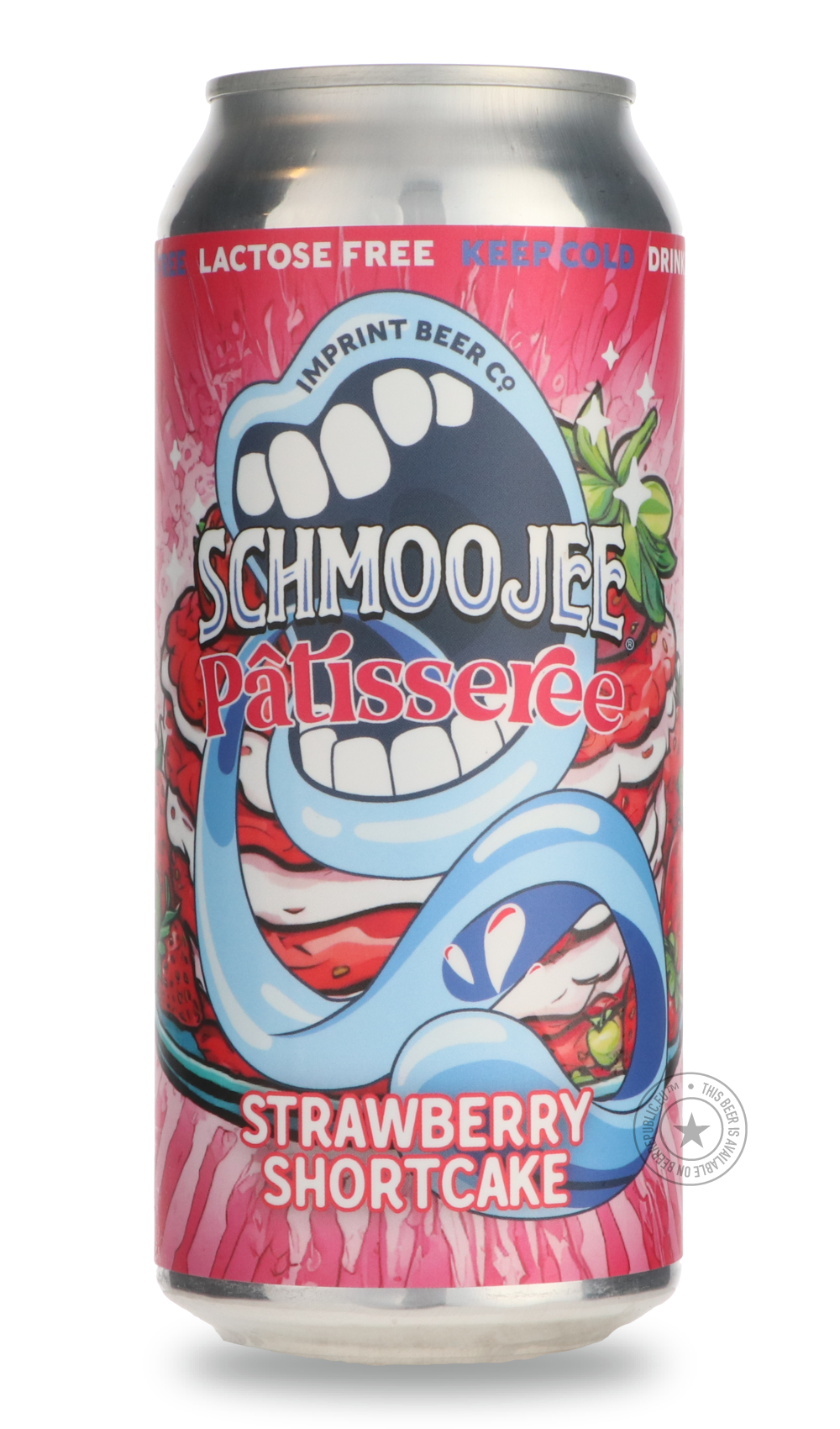 Schmoojee Pâtisseree Strawberry Shortcake by Imprint Beer Company, beer label