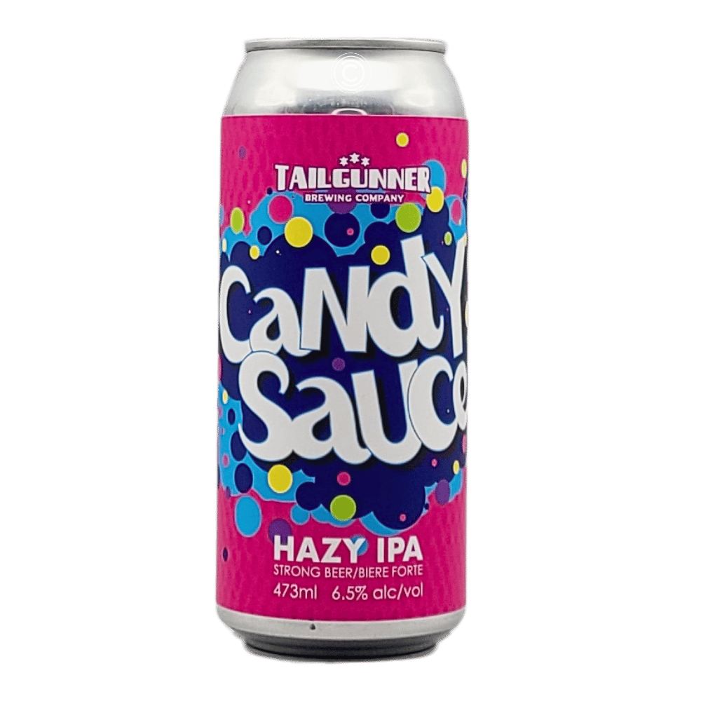 Co. Candy Sauce Hazy IPA by Tailgunner Brewing Company, beer label