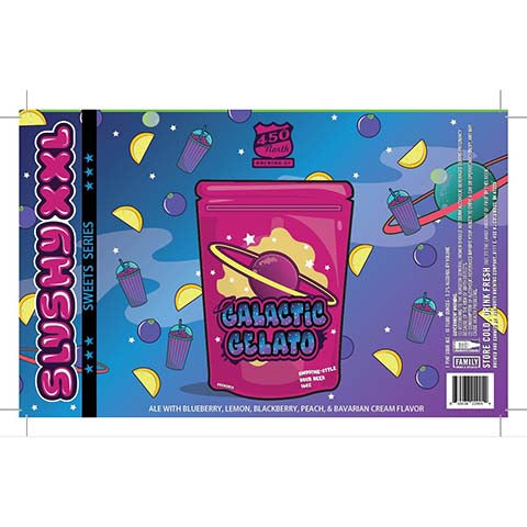 450 North Galactic Gelato Sour Ale by 450 North Brewing Company, beer label