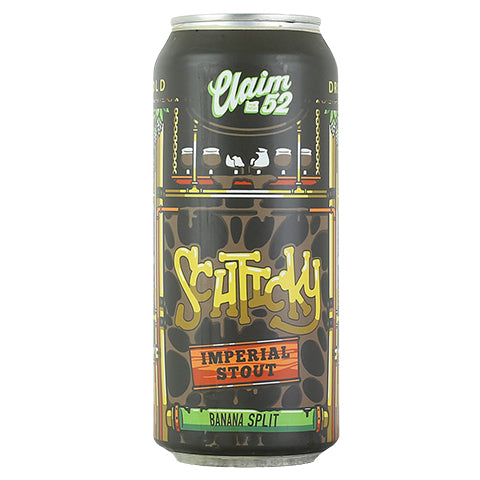 Claim 52 Schticky Banana Split Imperial Stout by Claim 52 Brewing, beer label