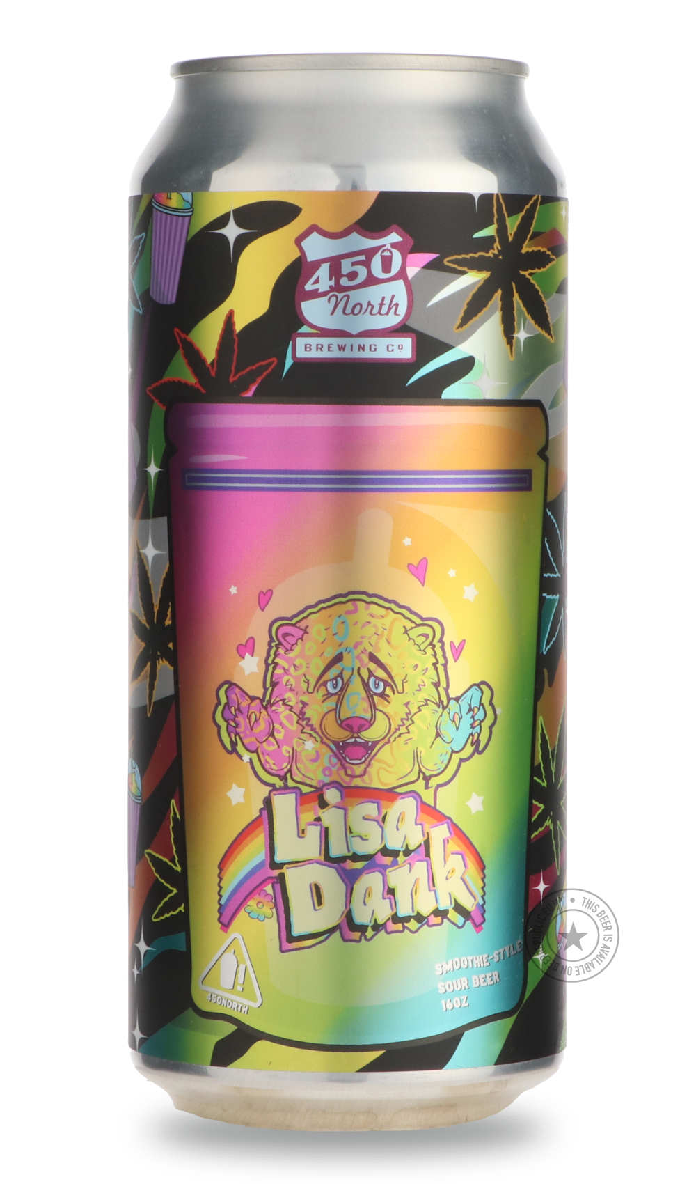 SLUSHY Lite: Lisa Dank by 450 North Brewing Company, beer label