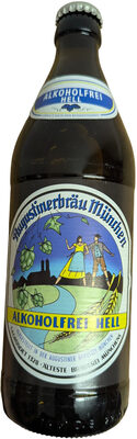 Augustiner Alkoholfrei Hell by Augustiner-Bräu, beer label