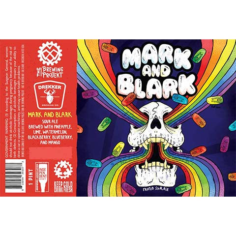 The Brewing Projekt Mark and Blark Sour by The Brewing Projekt, beer label