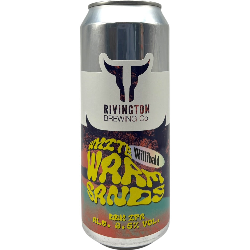 Rivington x Willibald White Warm Sands by Rivington Brewing Co., beer label