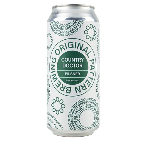 Original Pattern Country Doctor Czech Pilsner by Original Pattern Brewing Company, beer label
