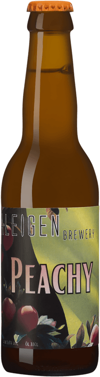 Peachy by En Aleigen Brewery, beer label