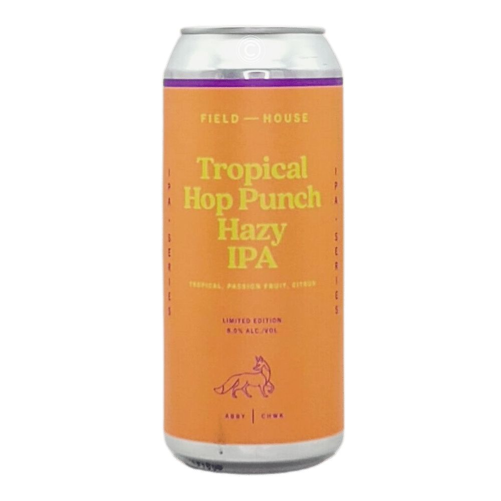 Tropical Hop Punch Hazy IPA by Field House Brewing Co., beer label