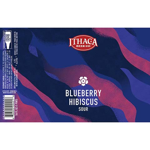 Ithaca Blueberry Hibiscus Sour by Ithaca Beer Co, beer label