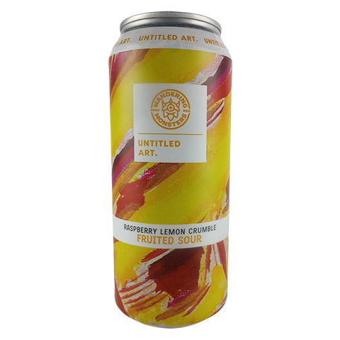Untitled Art Raspberry Lemon Crumble Fruited Sour by Untitled Art, beer label