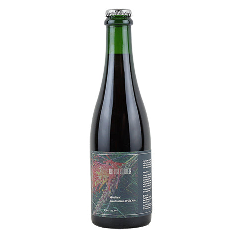 Wildflower Amber Australian Wild Ale by Wildflower Brewing & Blending, beer label