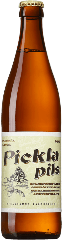 Pickla Pils by Nynäshamns Ångbryggeri, beer label