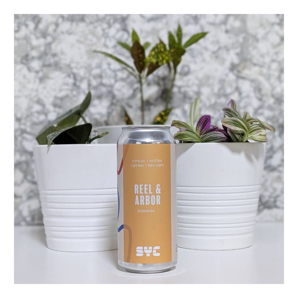 Reel and Arbor Session IPA by SYC Brewing Co., beer label