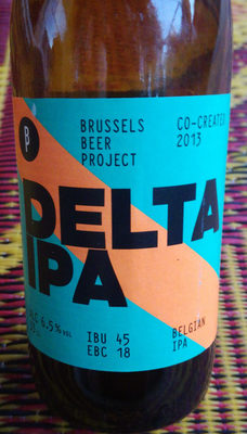 Delta IPA by Brussels Beer Project, beer label
