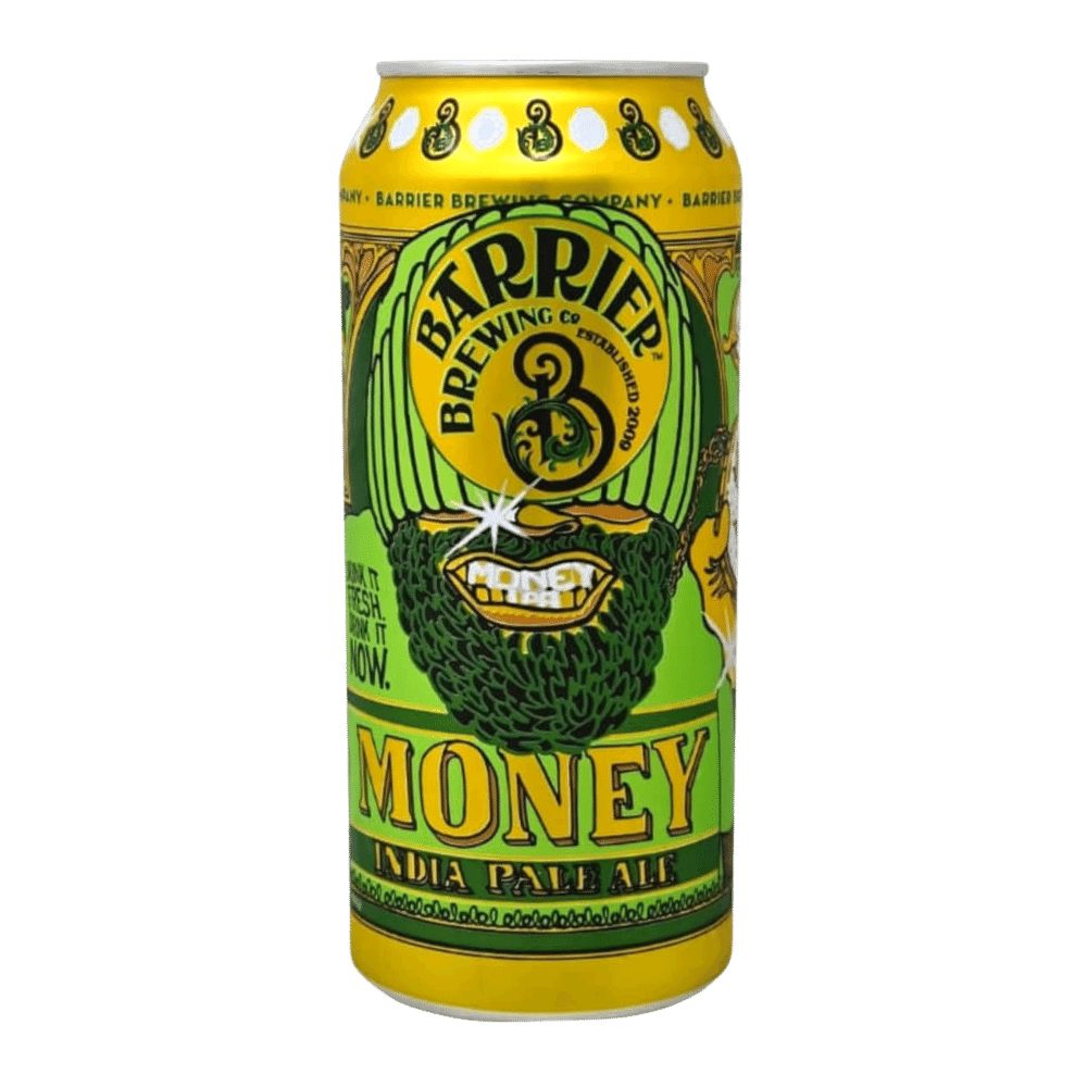 Money IPA by Barrier Brewing Co, beer label