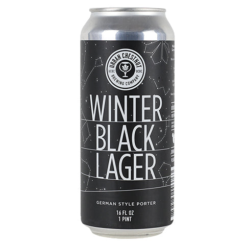 Urban Chestnut Winter Black Lager by Urban Chestnut Brewing Co, beer label