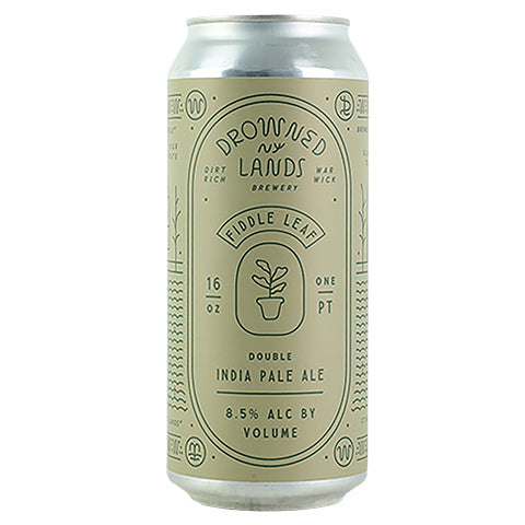Drowned Lands Fiddle Leaf DIPA by The Drowned Lands Brewery, beer label