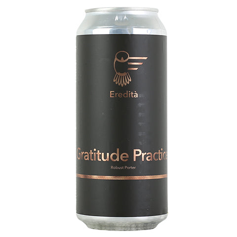 Eredita Gratitude Practice Porter by Eredita Beer, beer label