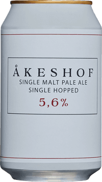 Åkeshof Single Malt Pale Ale by Television Brewing Co, beer label