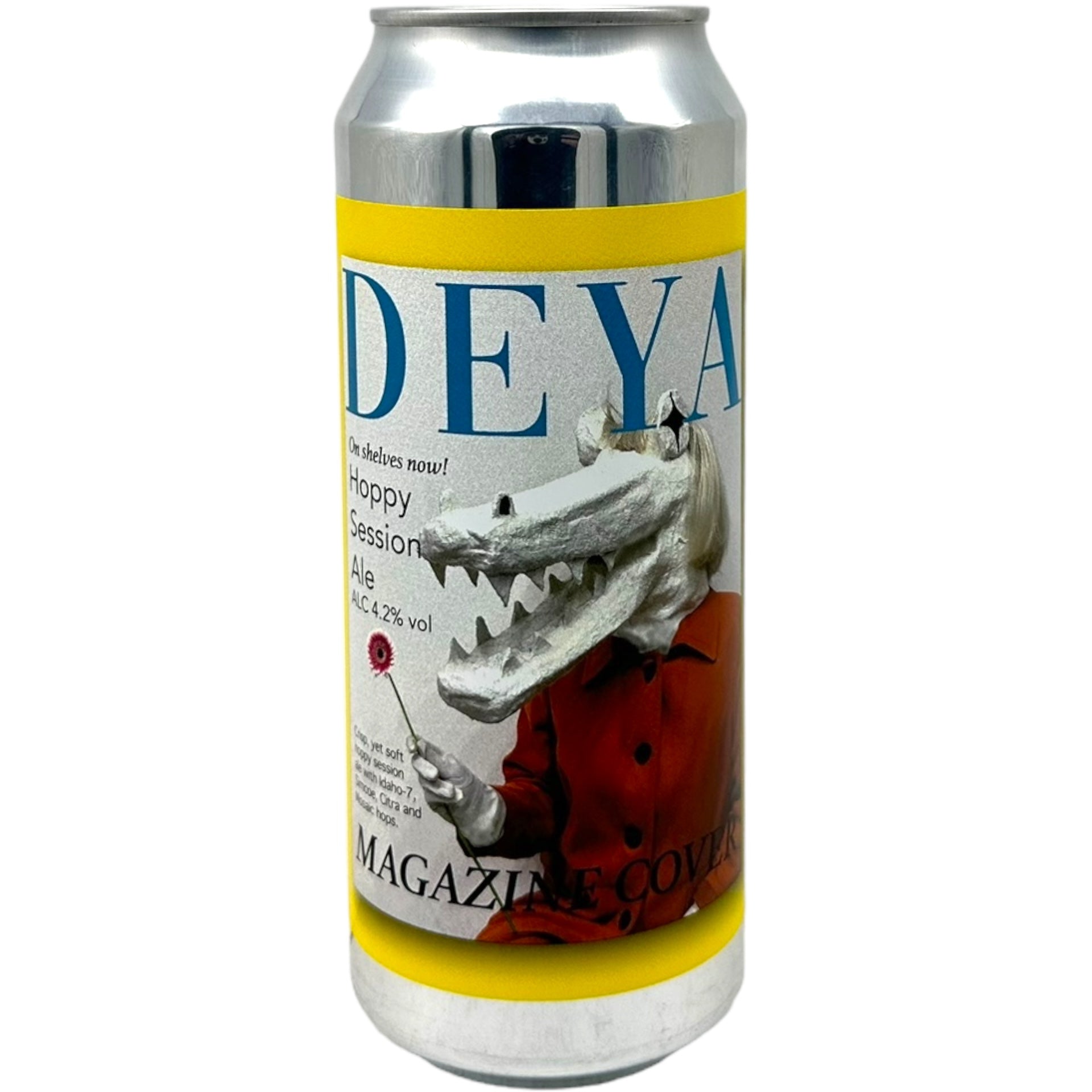 DEYA Magazine Cover by Deya Brewing Company, beer label