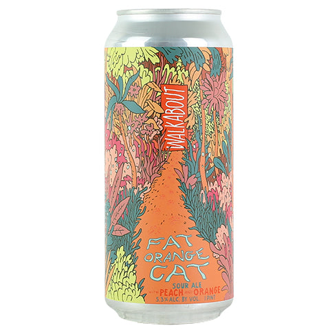 Fat Orange Cat Walkabout Sour (Peach & Orange) by Fat Orange Cat Brew Co, beer label