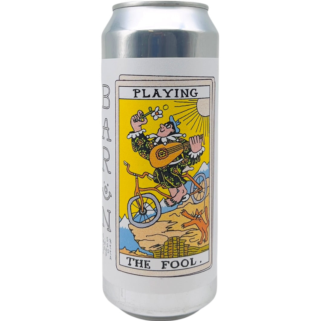 Baron Playing The Fool by Baron Brewing, beer label