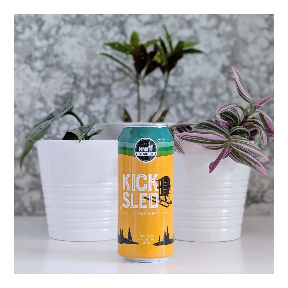 Kicksled Cream Ale by NWT Brewing Company, beer label