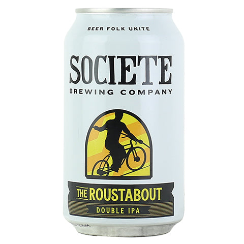 Societe The Roustabout Double IPA by Societe Brewing Company, beer label