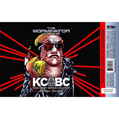 Kings County Brewers Collective The Worminator DIPA by Kings County Brewers Collective, beer label
