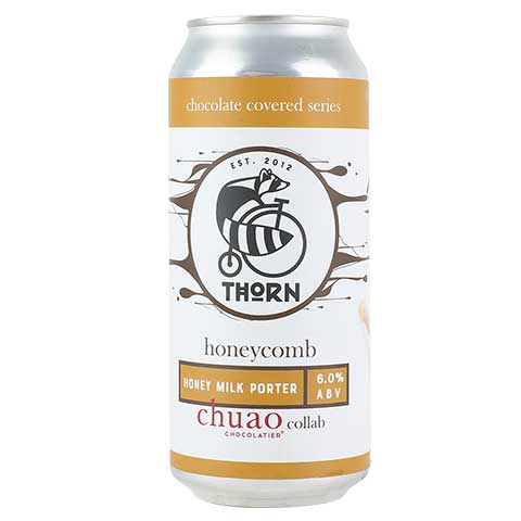 Thorn/Chuao Chocolate Covered Series: Honeycomb Honey Milk Porter by Thorn Brewing Co, beer label