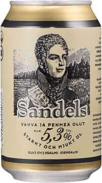 Sandels Export by Olvi Oyj, beer label