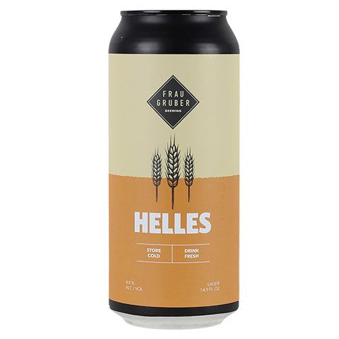 FrauGruber Helles Lager by FrauGruber Brewing, beer label
