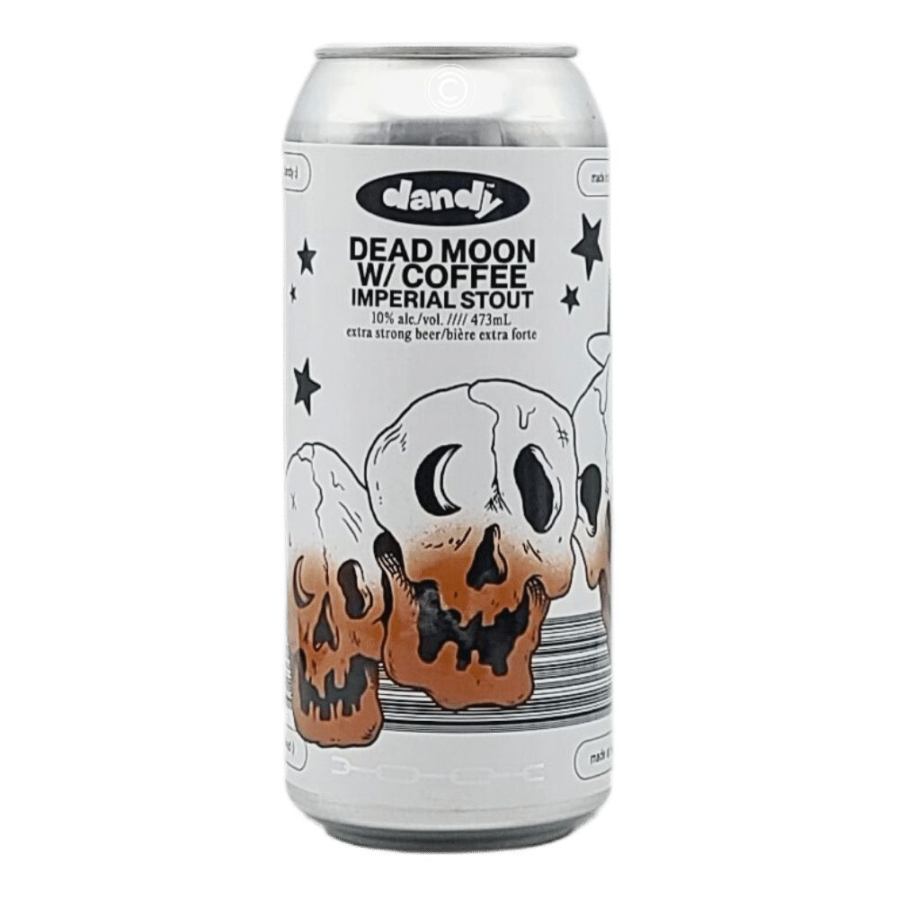 Dead Moon with Coffee Imperial Stout (2023) by The Dandy Brewing Company, beer label