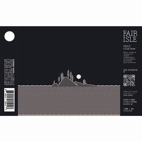 Fair Isle Paulie Saison by Fair Isle Brewing, beer label