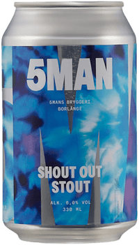 5mans Shout out stout Aktiebolaget Femman by Aktiebolaget Femman, beer label