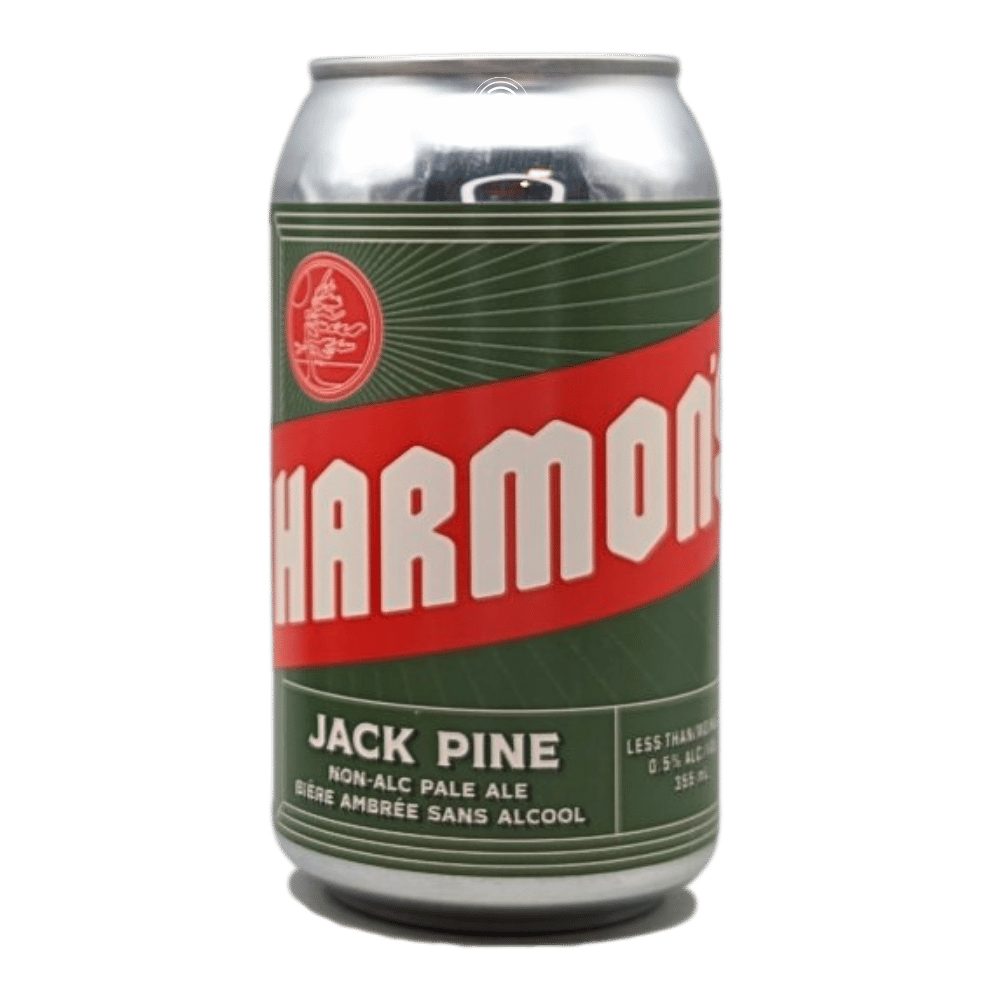 Jack Pine Non-Alcoholic Pale Ale by Harmon's Non-Alc Craft Brewing, beer label