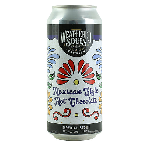 Weathered Souls Mexican Style Hot Chocolate Imperial Stout by Weathered Souls Brewing Co., beer label