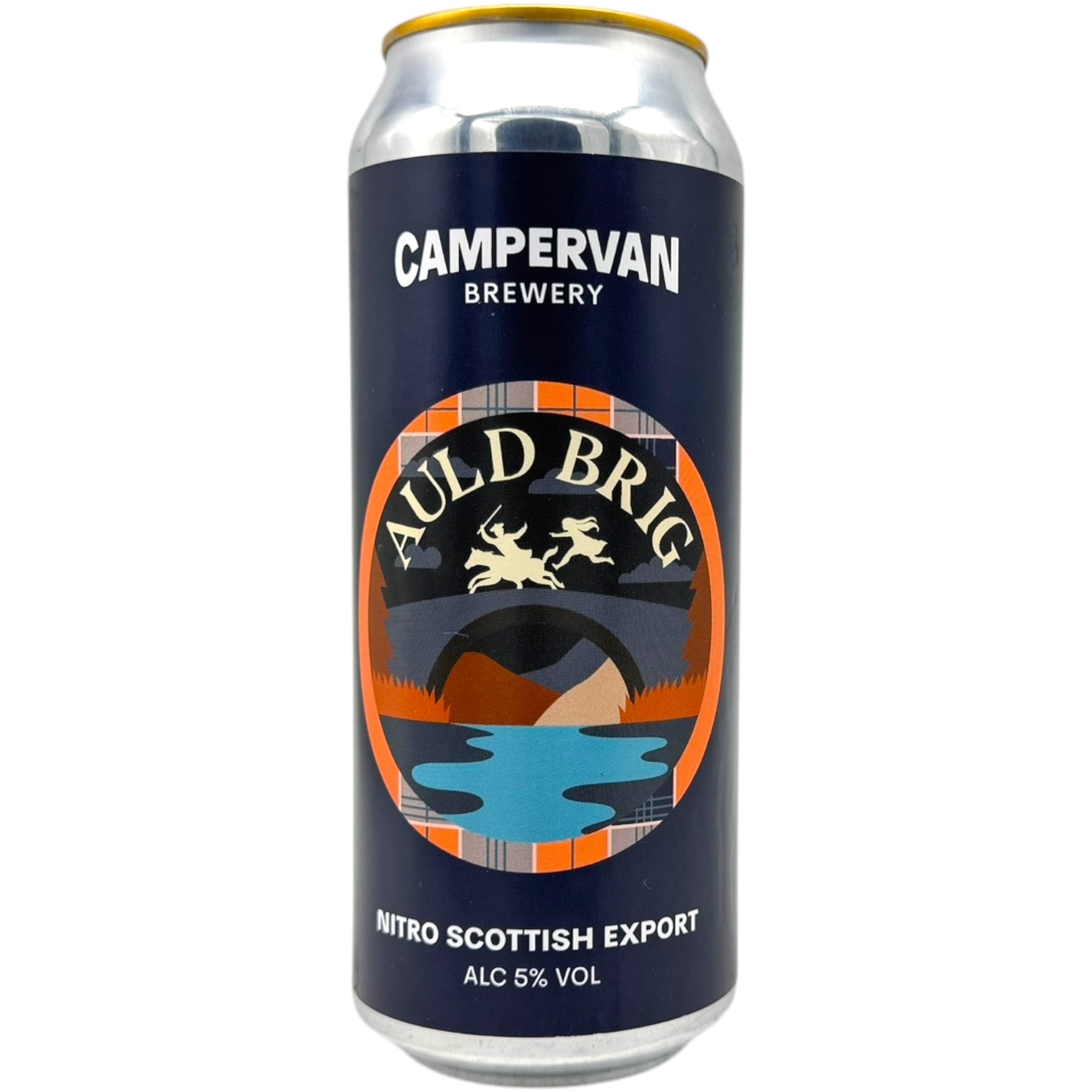 Campervan Auld Brig (Dark Ale) by Campervan Brewery, beer label