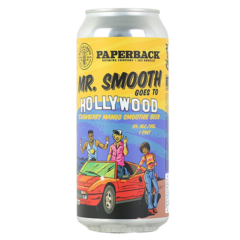 Paperback Mr Smooth Goes To Hollywood Sour by Paperback Brewing Co., beer label
