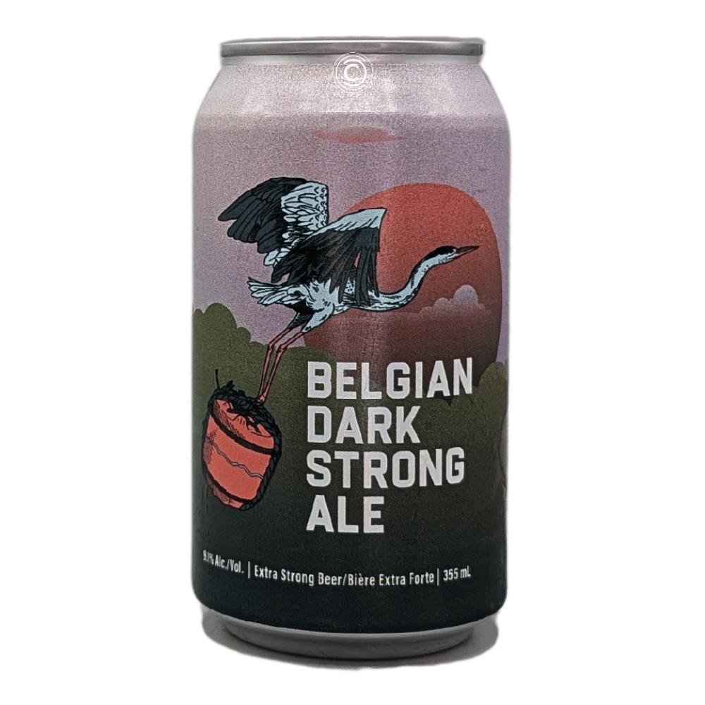 Brewing Belgian Dark Strong Ale by Blindman Brewery, beer label