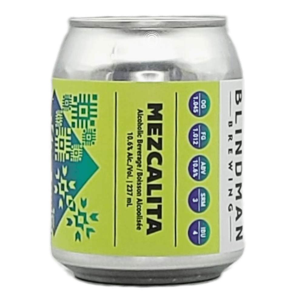 Brewing Mezcalita Sour by Blindman Brewery, beer label