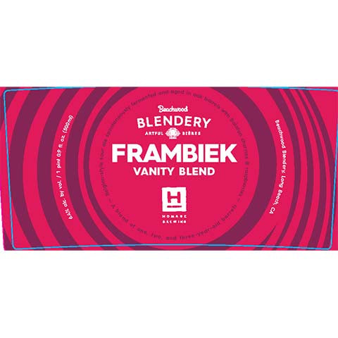 Beachwood Frambiek Belgian Sour Ale by Beachwood Brewing, beer label