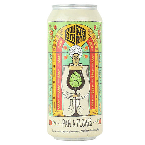 SouthNorte Pan A Flores Porter by SouthNorte Beer Co, beer label