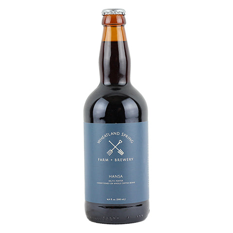 Wheatland Spring Farm+Brewery Hansa Baltic Porter by Wheatland Spring Farm+Brewery, beer label
