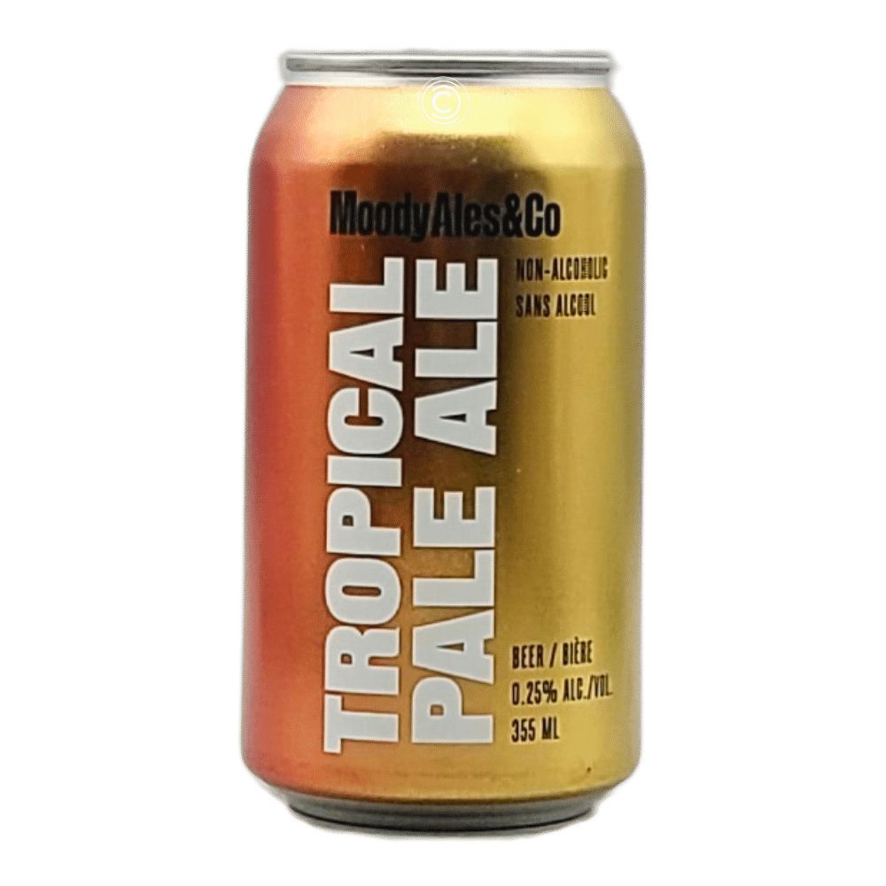 Co. Non-Alcoholic Tropical Pale Ale by Moody Ales Brewery, beer label