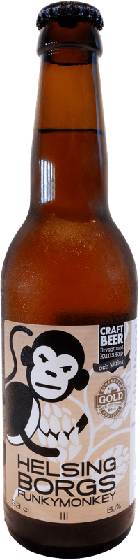 Helsingborgs Funky Monkey by Helsingborgs Bryggeri, beer label